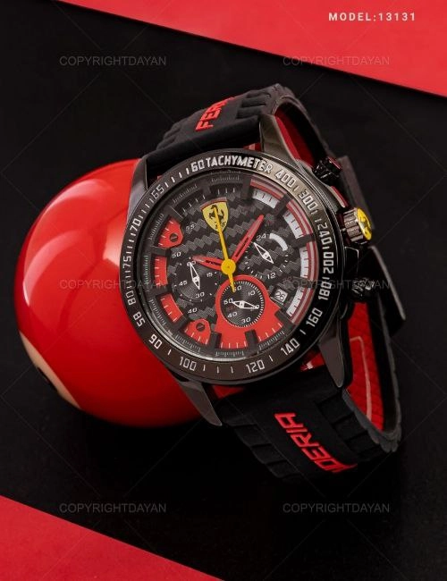 ساعت اسپرت مردانه اویستر oyster ferarri شیک وخفن ۳موتور فعال