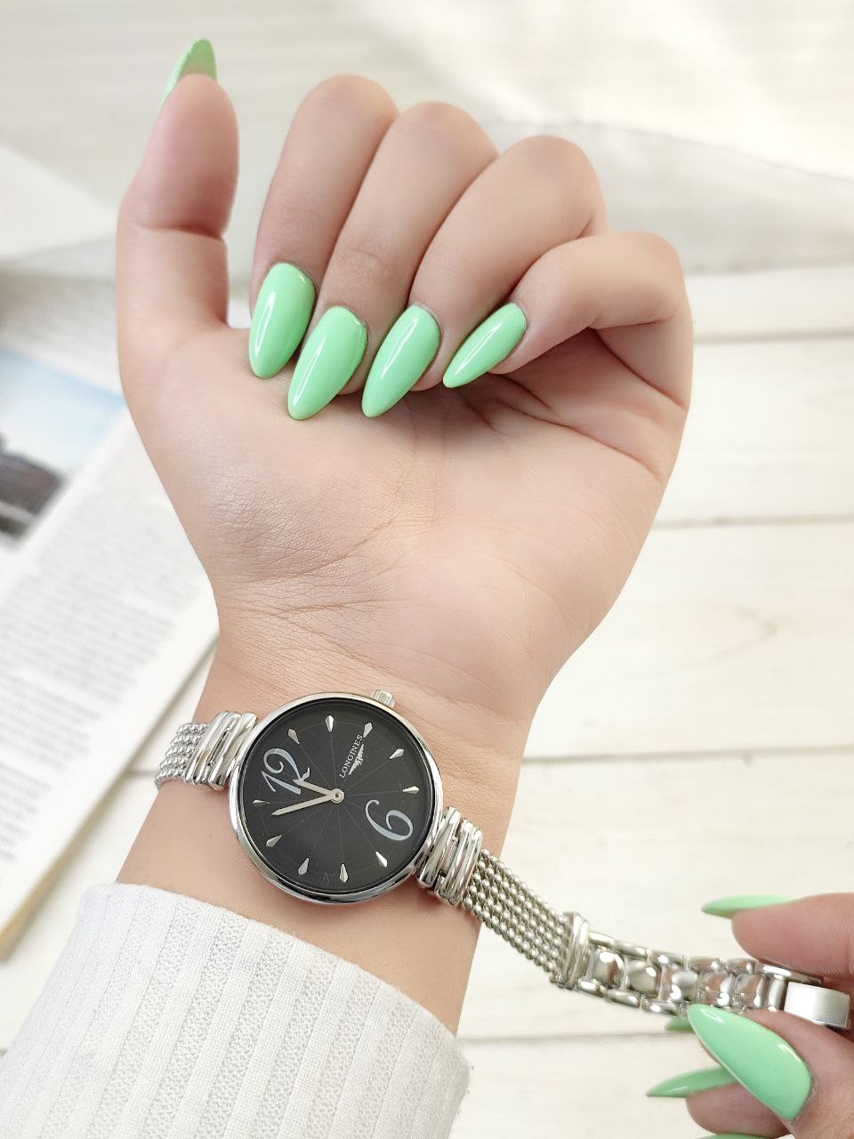 ساعت مچی زنانه صفحه گرد