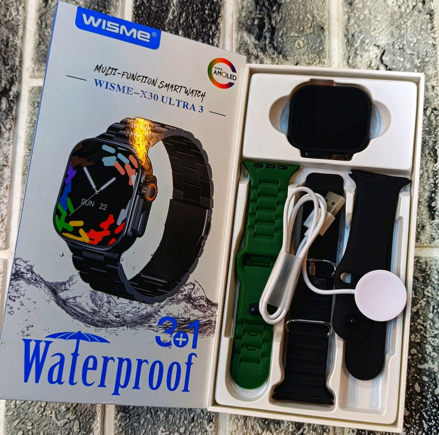 ساعت هوشمند  ✅ 3بند ( سیلیکونی و برزنتی و استیل  ) ✅ کیفیت عالی ✅ اتصال با بلوتوث به گوشی موبایل ✅ ضربان قلب، قدم شمار ،کالری شمار  ✅هشدارها و ماشین حساب و . . . ✅قابلیت کنترل تماس ، پیامک ، هشدارها  ✅کیفیت عالی و تصویر