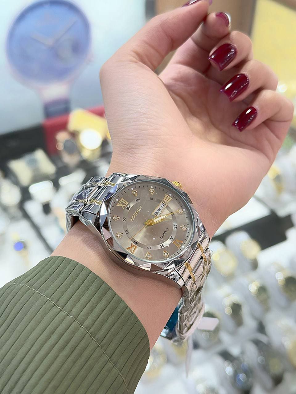 ساعت مچی مردانه الماسی